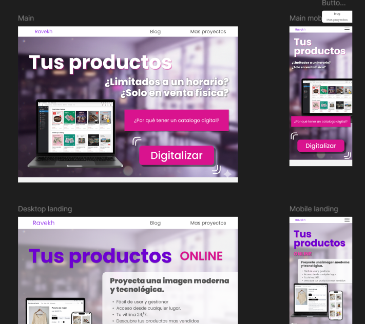 Ravekh Landing catalogue