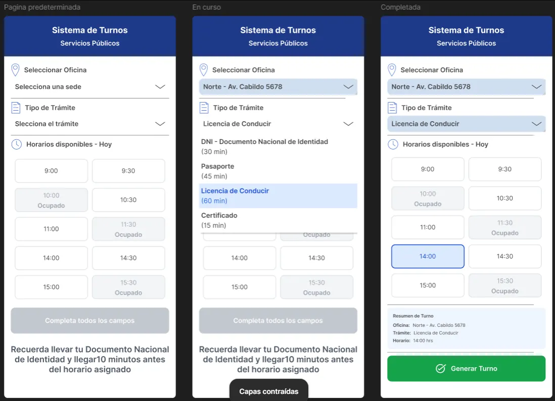 Tramit Booking System